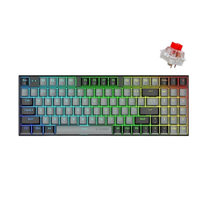 Клавиатура Eyooso Z-19 Gray/Black Red switches Клавиатура Eyooso Z-19 Gray/Black Red switches