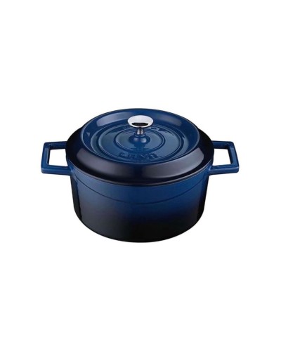 Qazan Lava Majolika, çuqun, göy, 28 sm, 6.71 l