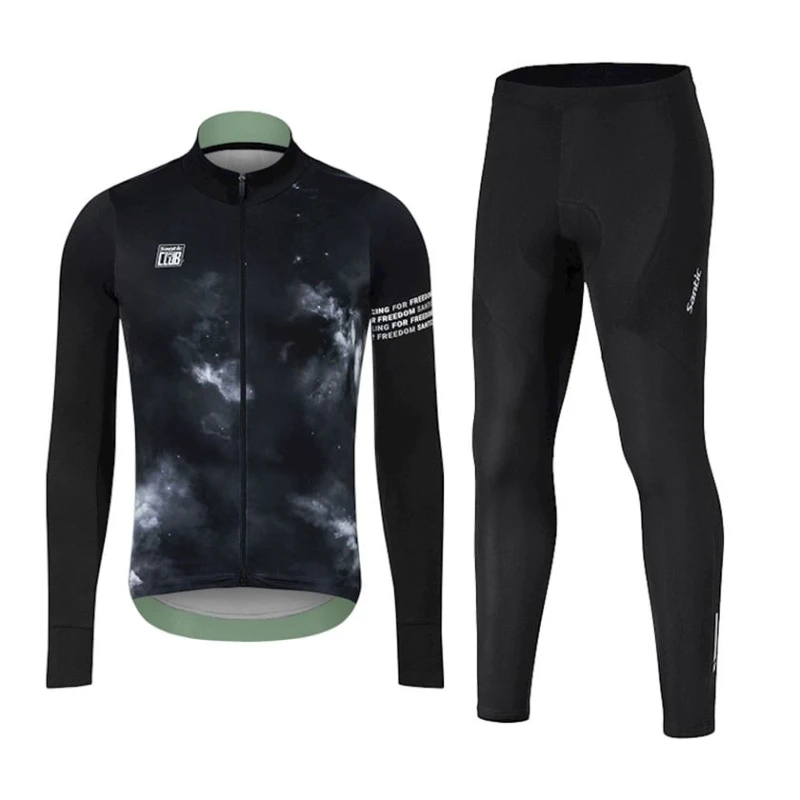 Велокостюм мужской Santic WM3CT094H, черный, полиэстер, размер L