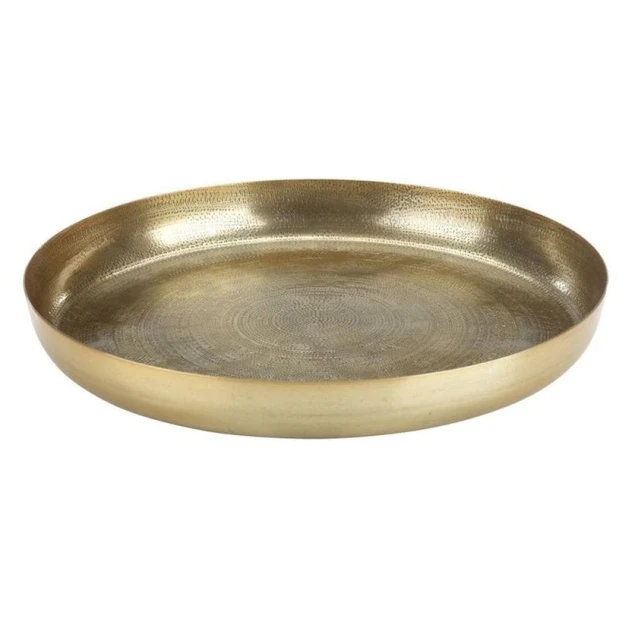 Поднос декоративный JYSK Erling, 34x4 см, алюминий, 1 шт, золотистый Поднос декоративный JYSK Erling, 34x4 см, алюминий, 1 шт, золотистый