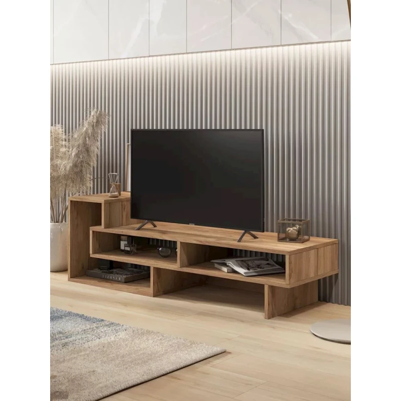 TV üçün tumba 3563_LETNEWTumZolWh, LDSP, ağ, 42.2x40x130 sm TV üçün tumba 3563_LETNEWTumZolWh, LDSP, ağ, 42.2x40x130 sm