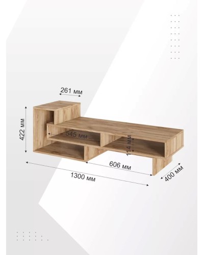 TV üçün tumba 3563_LETNEWTumZolWh, LDSP, ağ, 42.2x40x130 sm