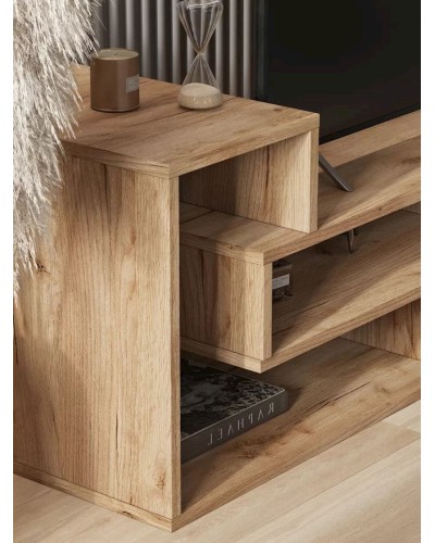 TV üçün tumba 3563_LETNEWTumZolWh, LDSP, ağ, 42.2x40x130 sm