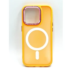 Çexol Magsafe Apple iPhone 14 Pro Max üçün, Narıncı