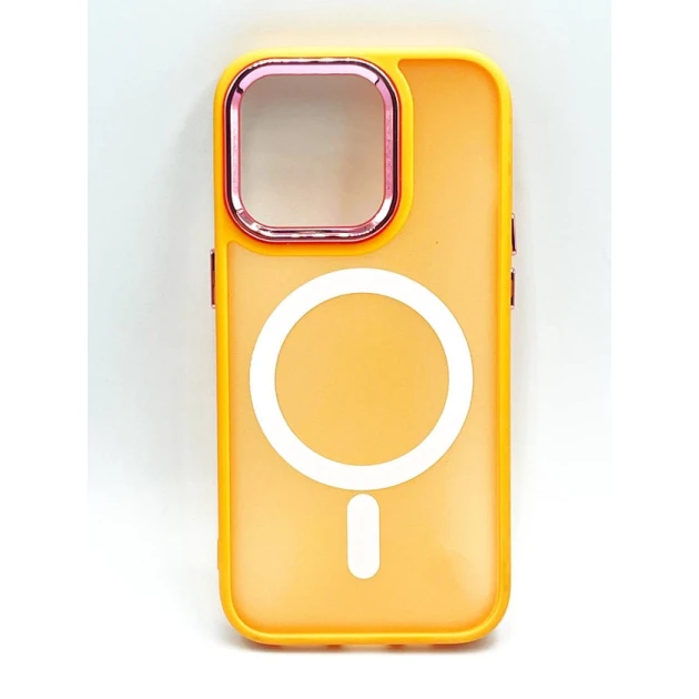 Çexol Magsafe Apple iPhone 14 Pro Max üçün, Narıncı