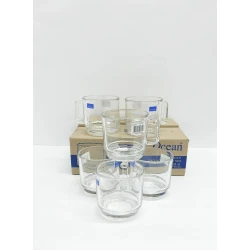 Чашка Ocean Stack Noir 485 мл, прозрачная, 1 шт Чашка Ocean Stack Noir 485 мл, прозрачная, 1 шт