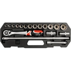 Çaxçax ilə şalbanbaşı başlıqları dəsti Yato YT-3870, 18 əd