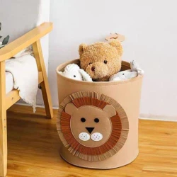 Корзина для игрушек 45x40x35 см, коричневая Корзина для игрушек 45x40x35 см, коричневая