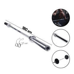 Гриф WS0098, хром, серебристый, 180х5 см