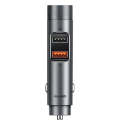 Автомобильное зарядное устройство Baseus Energy Column Pro Car Bluetooth MP3 Charger CDNL000014 Grey Автомобильное зарядное устройство Baseus Energy Column Pro Car Bluetooth MP3 Charger CDNL000014 Grey