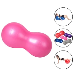 Fitnes topu Gymnic 1062 armud formasında, PVC, çəhrayı, 70 sm