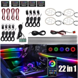 Universal avtomobil salonu işıqlandırması 22-si 1-də Universal Car Interior Ambient Light aftoban0933 Universal avtomobil salonu işıqlandırması 22-si 1-də Universal Car Interior Ambient Light aftoban0933