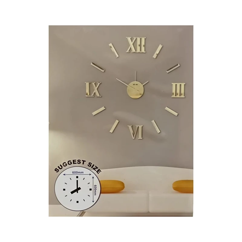 Настенные часы SS-063, 60 см, золотистые Настенные часы SS-063, 60 см, золотистые