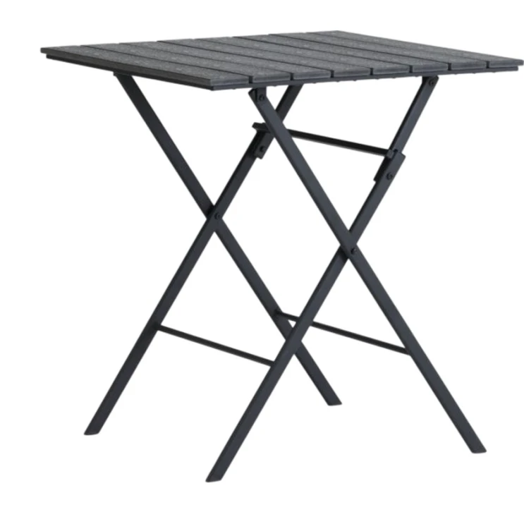 Yığılan masa JYSK SANDVIKA, 65x65x70 sm, süni ağac, qara