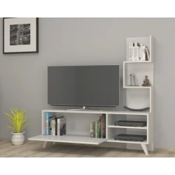 TV üçün tumba TV Ev Plus 12115770, LDSP, ağ, 150x130x35 sm TV üçün tumba TV Ev Plus 12115770, LDSP, ağ, 150x130x35 sm