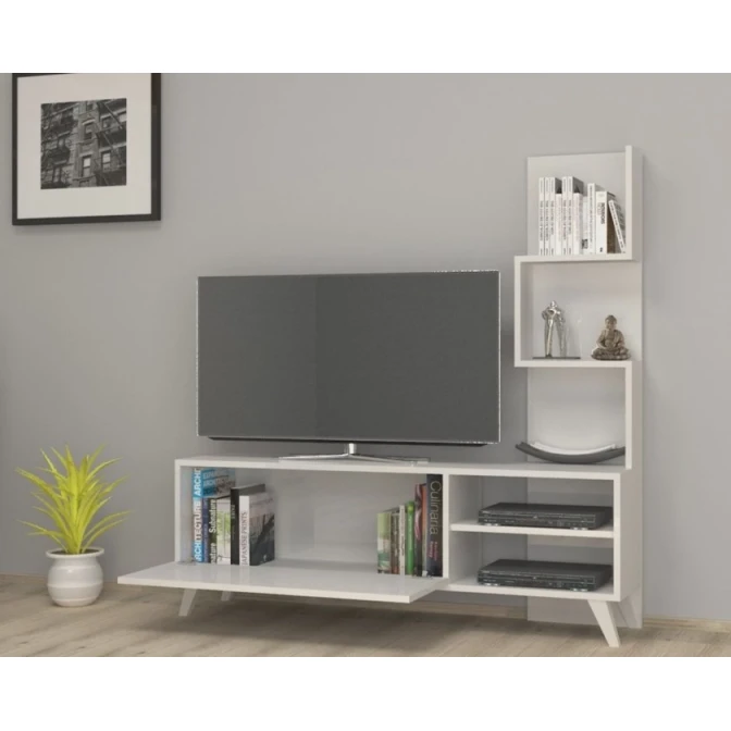 TV üçün tumba TV Ev Plus 12115770, LDSP, ağ, 150x130x35 sm TV üçün tumba TV Ev Plus 12115770, LDSP, ağ, 150x130x35 sm