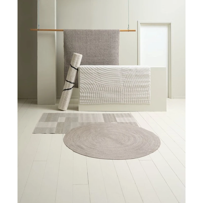 Ковер Jysk Maskros 6509400, полипропилен/полиэстер, бежевый, 160 см Ковер Jysk Maskros 6509400, полипропилен/полиэстер, бежевый, 160 см