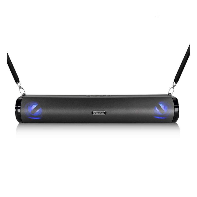 Портативная колонка Kisonli LED-901 Black