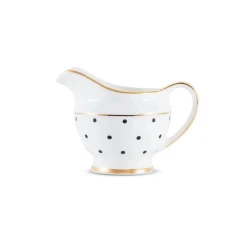 Молочник Gipfel Modern 3960, 240 мл, фарфор, белый/черный Молочник Gipfel Modern 3960, 240 мл, фарфор, белый/черный