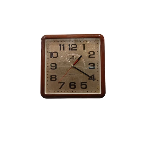 Настенные часы Bayramov Group SS-170, коричневый, 26 см