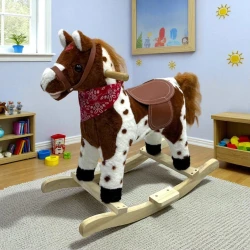 Лошадка-качалка TToys_0001, дерево, коричневая Лошадка-качалка TToys_0001, дерево, коричневая