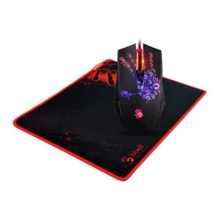 Комплект мышь и коврик A4Tech Bloody A6081