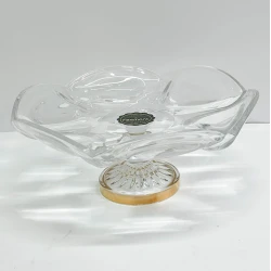 Фруктовница Ferrmont 3028, 13x29 см, прозрачная