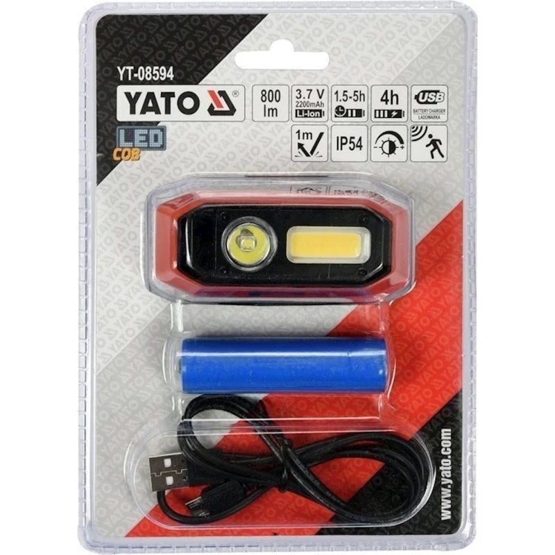 Налобный фонарь Yato YT-08594 Налобный фонарь Yato YT-08594