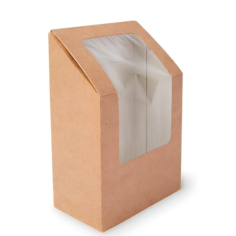 Упаковки для роллов Loyal-8196167823, 100 шт, коричневые