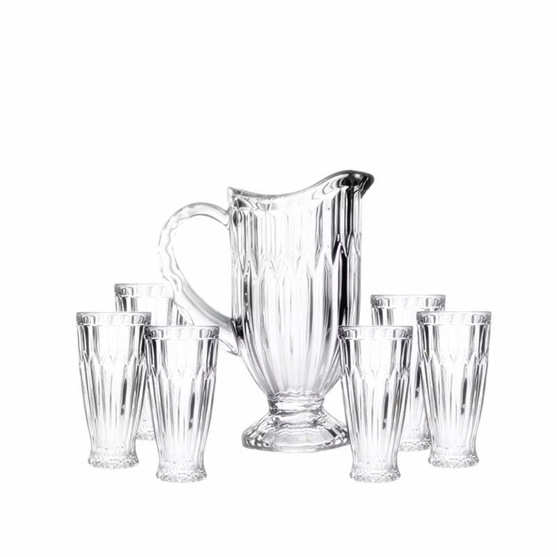 Питьевой набор 6921-707 графин + 6 стаканов, 1.8 л, прозрачный