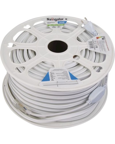LED lent Navigator NLS-2835B92, 9Vt, IP67, 92əd/m, 220V, 20000x11.5x18mm, göy