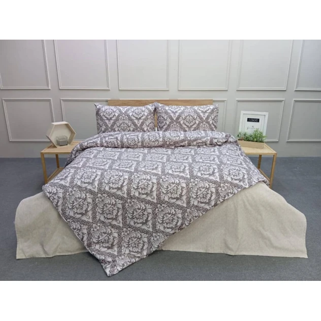 Комплект постельного белья Luxe Cotton MX929, пододеяльник 200x220 см, простыня 220x240 см, наволочки 50x70 см