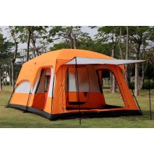 Çadır, 5-8 nəfərlik, Polyester, En 320sm x Dərinlik 210sm x Hündürlük 180sm, Narıncı - Family Shop_kemping_003