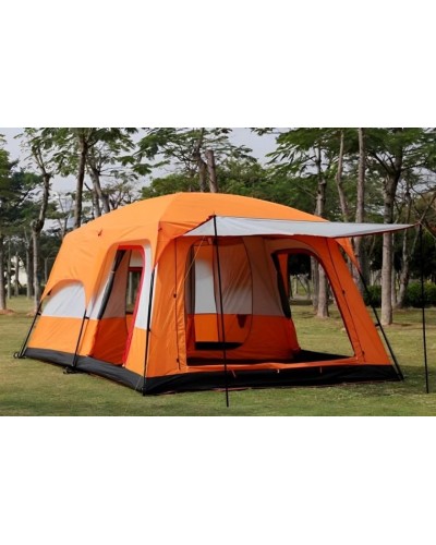 Çadır, 5-8 nəfərlik, Polyester, En 320sm x Dərinlik 210sm x Hündürlük 180sm, Narıncı - Family Shop_kemping_003