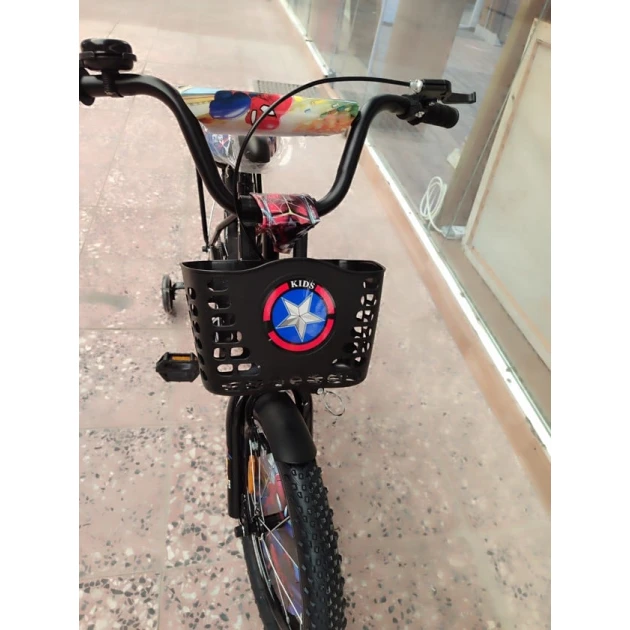 Детский велосипед 16, черный