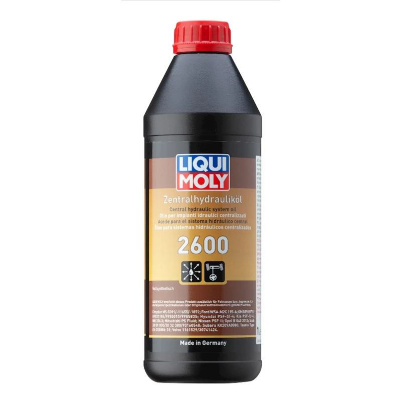 Гидравлическое масло Liqui Moly Zentralhydraulik-Öl 2600, 1 L Гидравлическое масло Liqui Moly Zentralhydraulik-Öl 2600, 1 L