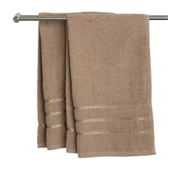 Полотенце для рук JYSK Ysby, 50x90 см, хлопок, коричневый