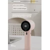 Çəhrayı rəngli mini ventilyator, minimalistik fan, USB şarjlı