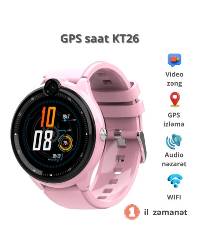 Uşaqlar üçün smart saat Wonlex KT26 Pink