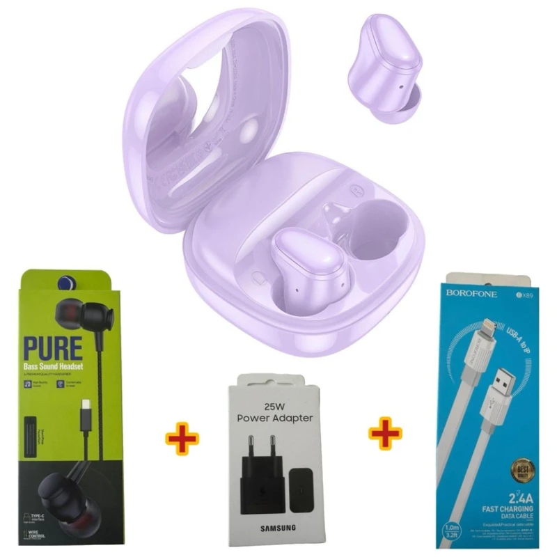 Наушники Hoco EQ13 Purple + Free Gift