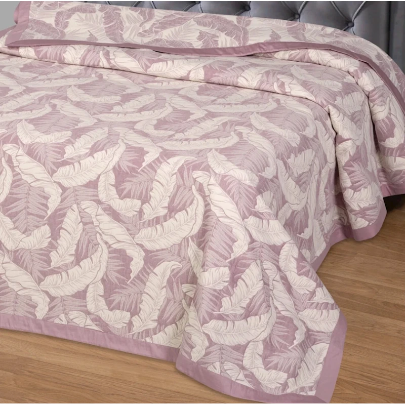 Покрывало Артпостель Злата, 240x235 см, двуспальное, жаккард/хлопок, фиолетовое