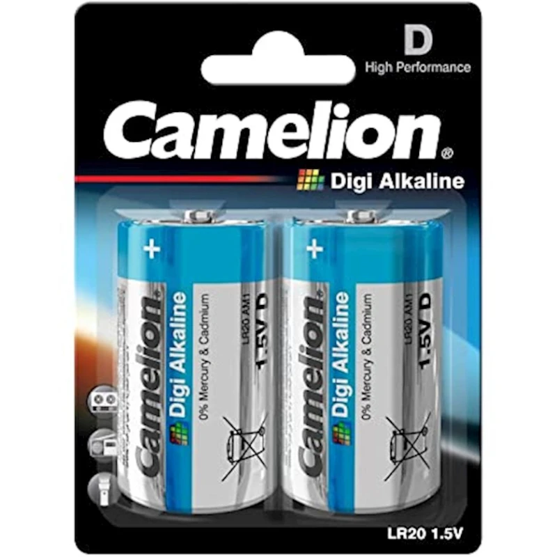 Батарейка Camelion Digi Alkaline D LR20 Батарейка Camelion Digi Alkaline D LR20