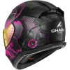 Motosikl dəbilqəsi Shark D-Skwal 3 Mayfer Lady Matt Black-Violet-Anthracite, ölçü M