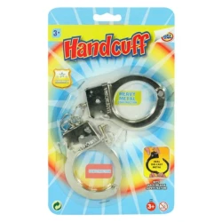 Игрушечные наручники HGL Metal Handcuff, металл, серебристые, 3+ лет Игрушечные наручники HGL Metal Handcuff, металл, серебристые, 3+ лет