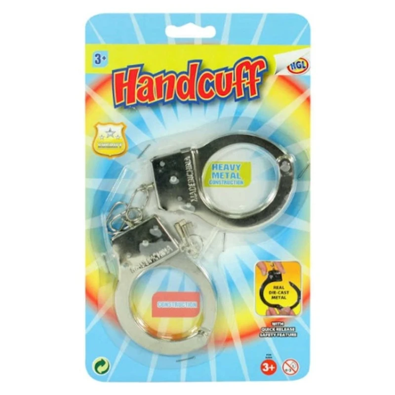 Oyuncaq qandal HGL Metal Handcuff, metal, gümüşü, 3+ yaş Oyuncaq qandal HGL Metal Handcuff, metal, gümüşü, 3+ yaş