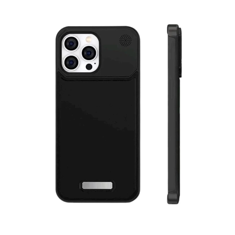 Çexol Apple iPhone 15 Pro Max üçün Black (Aluminum Case)