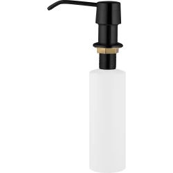Дозатор Deante ZZZ_B00D, пластик/латунь, черный, 300 мл