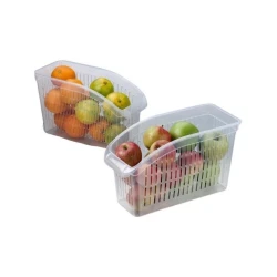 Корзина для хранения Hobby Life, 13x30x17 см, пластик, прозрачный Корзина для хранения Hobby Life, 13x30x17 см, пластик, прозрачный