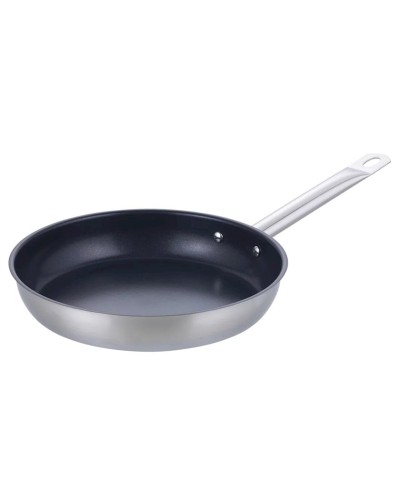 Tava Gipfel Horeca Pro 50712, 32 sm, paslanmayan polad yapışmayan örtük ilə, rəng gümüşü