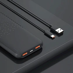 Внешний аккумулятор Green Lion Rome 10000mAh Black (GNRME10KPD2BK)